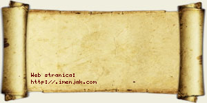 Anđela Pantelić vizit kartica